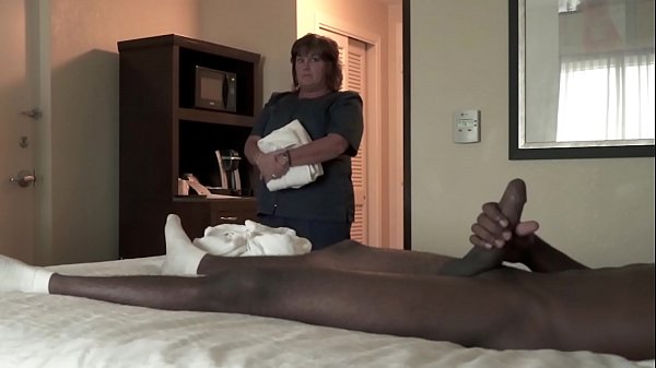 NICHE PARADE – BBW Hotel Maid Strokes Big Black Cock With White Hands
