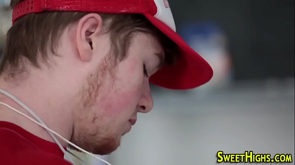 Teens face dripping jizz