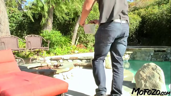 MOFOZO.com – Awesome Brunette Is Getting Fucked By A Creepy Pool Worker