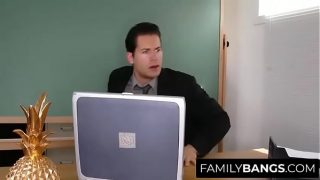 FamilyBangs.com ⭐ Cheerleader Dolly Leigh Fucks the Professor Donnie Dakota