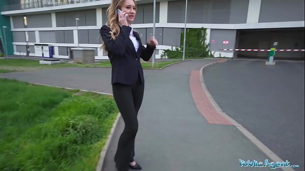 Public Agent Hot hotel worker fucks a big fat cock in a public washroom in POV