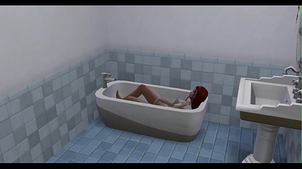 Sexy redhead girl fingers her horny twat in her horny pussy