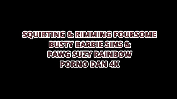 Suzy Rainbow Grinds On Dan’s Face While Barbie Sins Sucks Him And Matt!