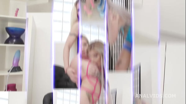 With my friend Barbie Sins we got double busted in the ass and got filled with cum in my ass and she gave it to me to swallow
