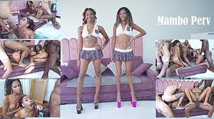 Karina Rose & Ana Sasuga, two nasty ebony cuties fucked by 5 huge dicks (DAP, 0% pussy, Dry version, ATOGM, dirty version, BBC) 2024