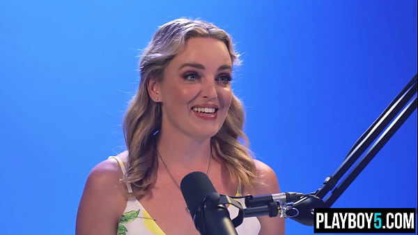 Podcast and masturbation with Ozzie MILF blonde Charlie Forde