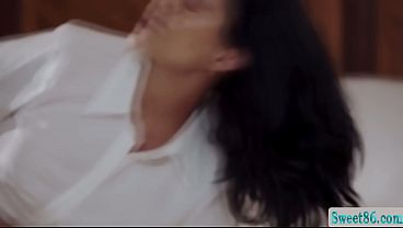 My gorgeous babysitter massage my shoulder and pussy