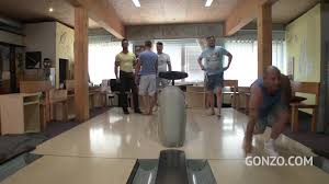 Angie Moon horny girlfriend goes bowling 6on1 DP (2018)
