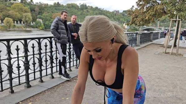 Tired after jogging…, Laura Crystal 2on1 DP/DAP and cum in mouth (2024)