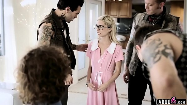 Innocent teen girlfriend gangbanged by drug dealers
