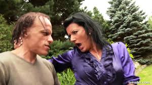 Czech Milf Celine Noiret get pissed on and hard fucked clothed